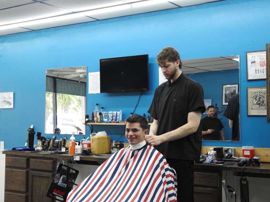 Venice Barbershop — the shop